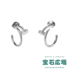 カルティエ ジュスト アン クル ダイヤ フープピアス