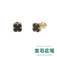 ヴァン クリーフ＆アーペル スウィートアルハンブラ オニキス ピアス VCARA44900