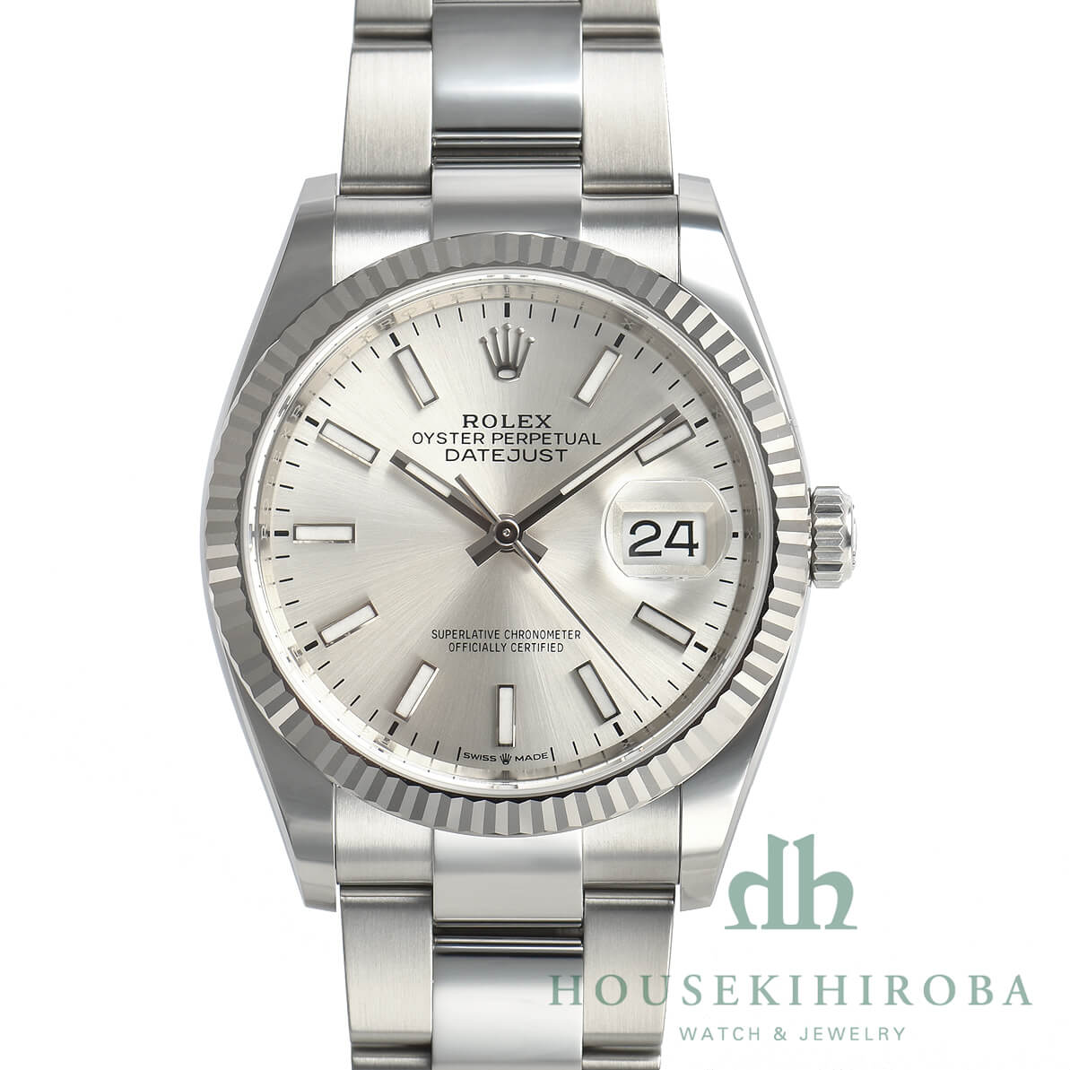 ROLEXロレックス 16030 デイトジャスト シルバー文字盤 自動巻き